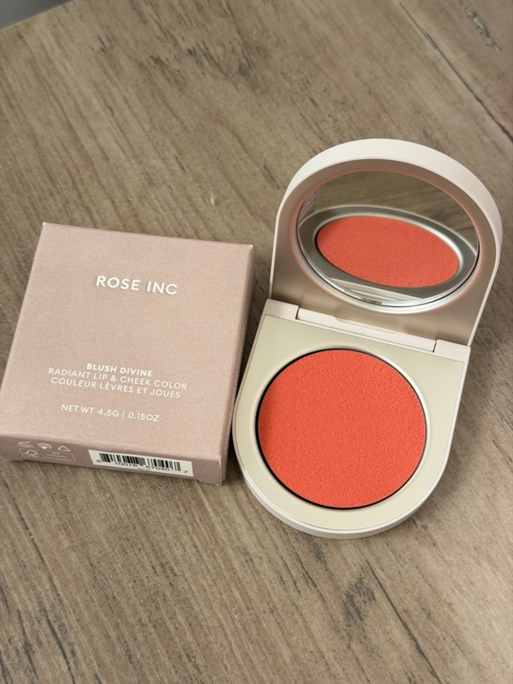 Rose Inc Blush Divine — Coral Orange Radiance
